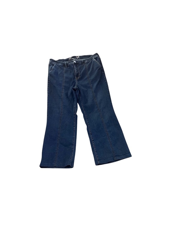 Seven7 Denim - Women's Blue Wide-Leg Jeans